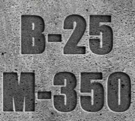 Бетон марки B25 (М350) W6 F75 П4